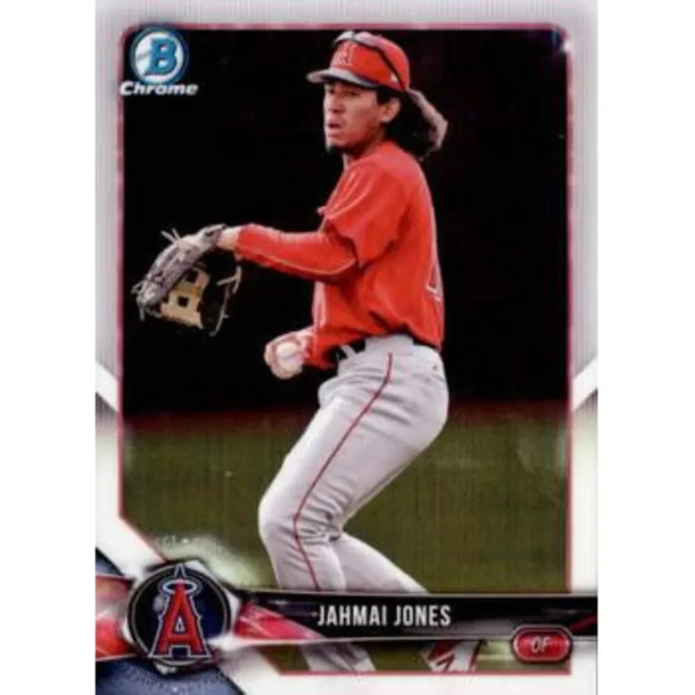 2018 Bowman Chrome Prospects Jahmai Jones BCP144 Los Angeles Angels
